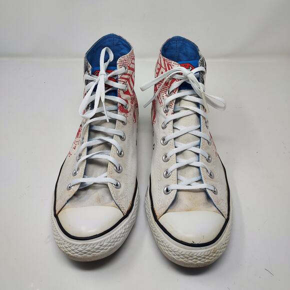Converse DC Superman High Top Sneakers Size 10 - Picture 2 of 10